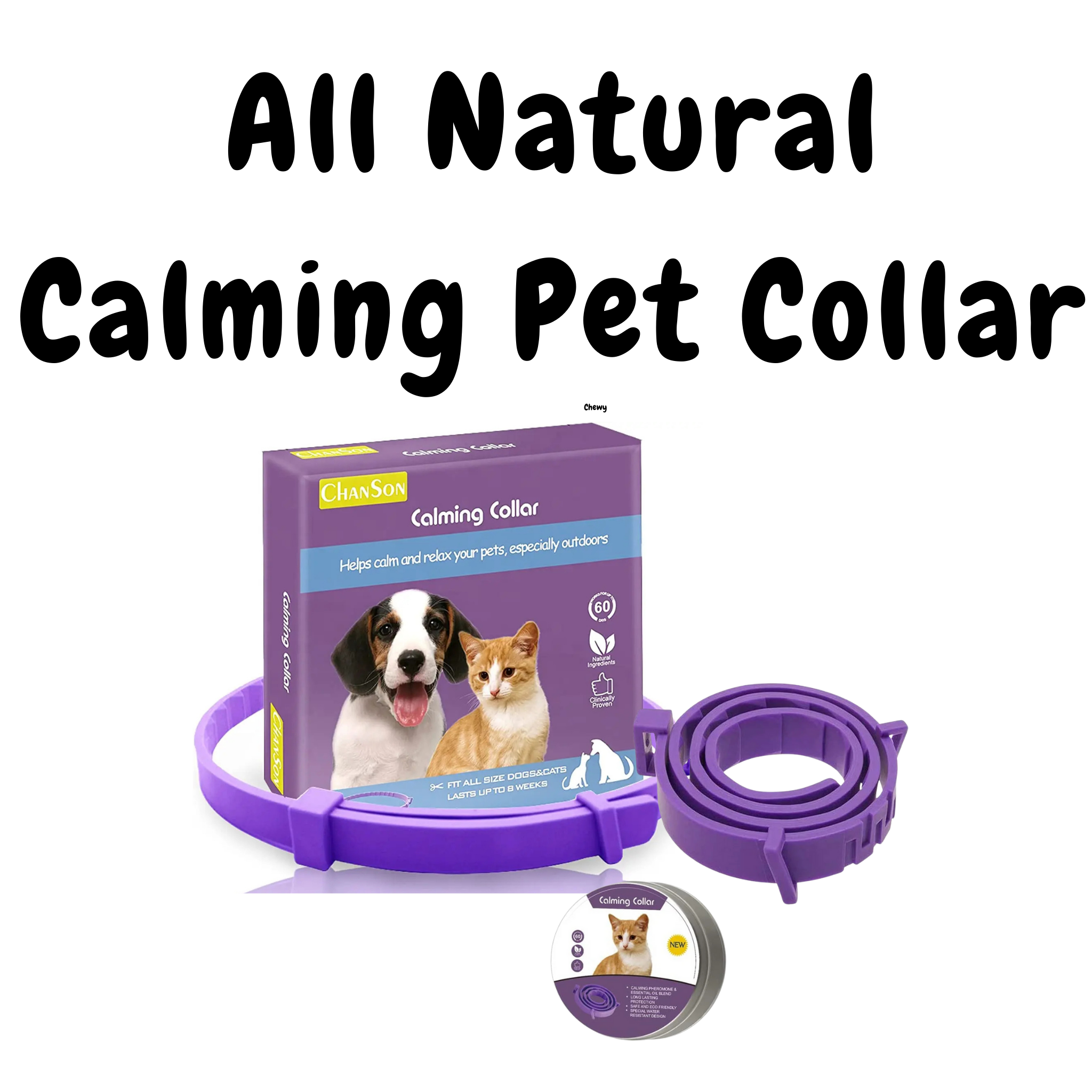 All natural calming pet collar