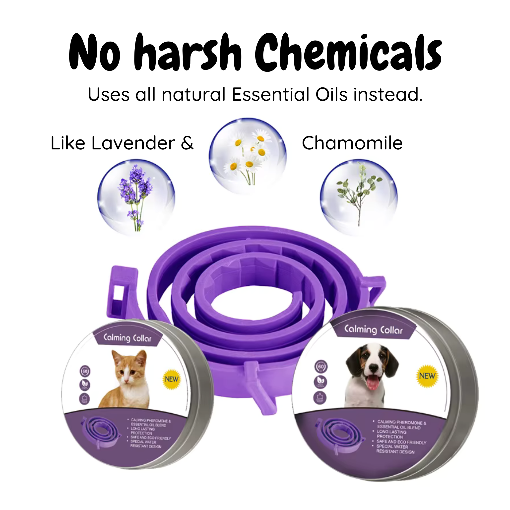 Calming collar all natural and no harsh chemicals
