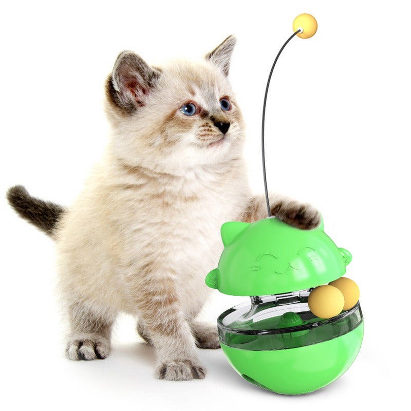 Interactive Cat Treat Dispenser & Puzzle Toy