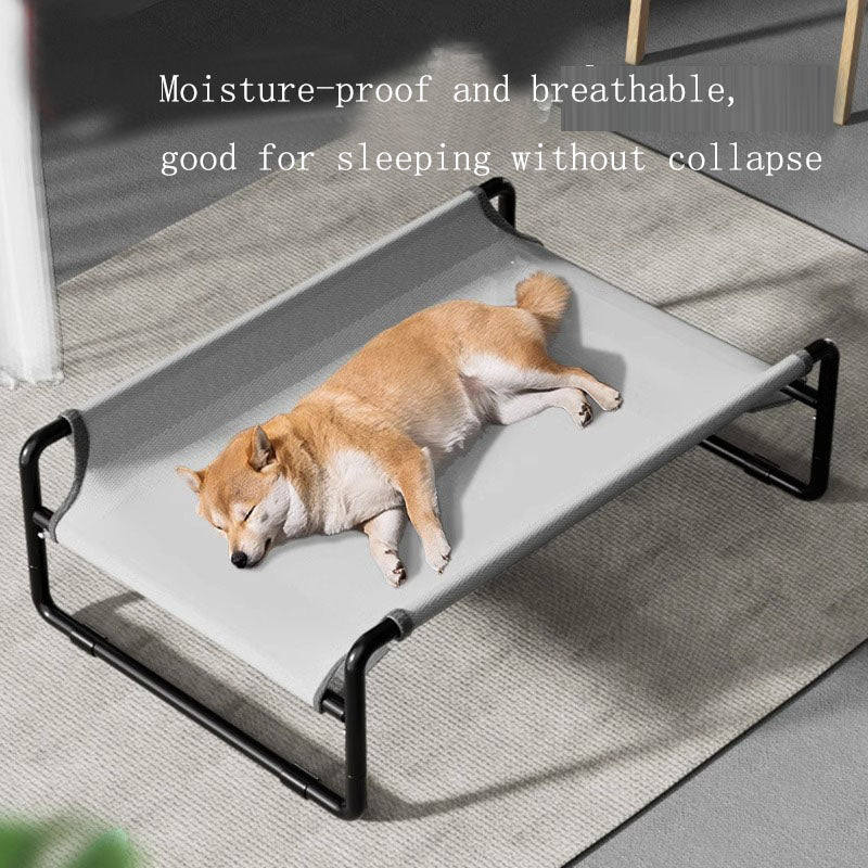 Elevated All-Season Dog Bed – Breathable, Durable & Easy to Clean