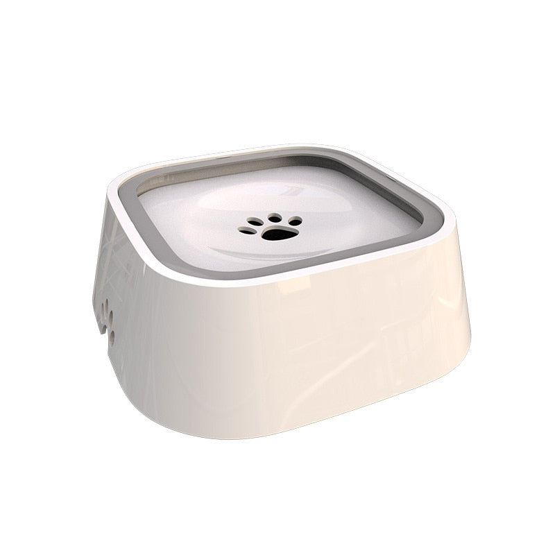 No-spill pet water bowl