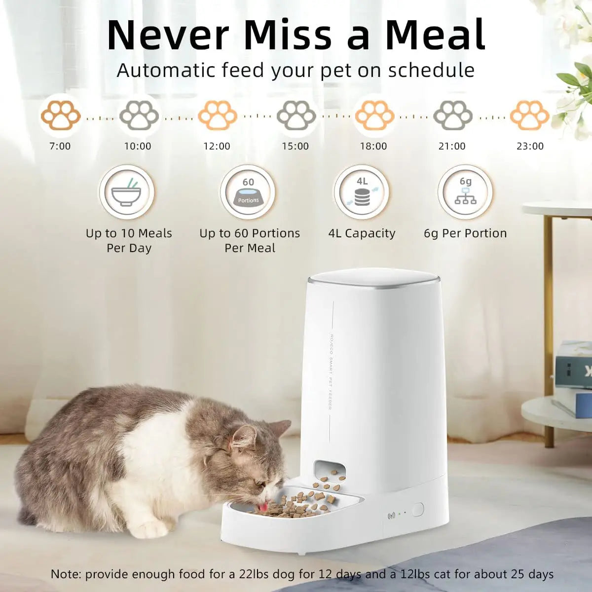 automatic pet feeder