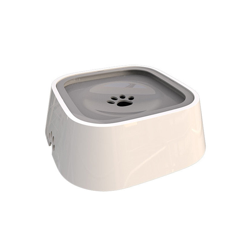 No-spill pet water bowl