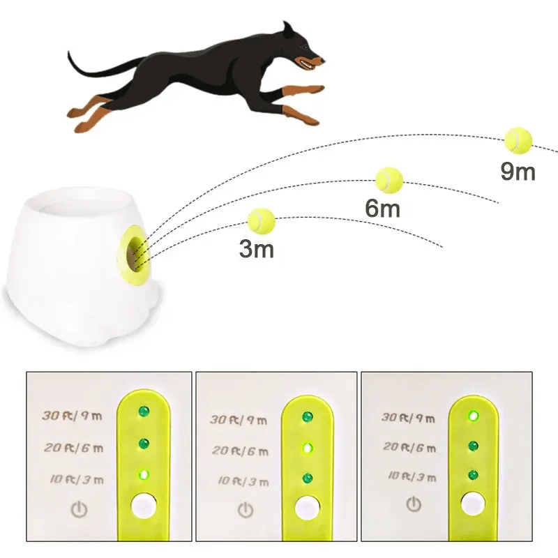 Optional throwing reach - Smart Fetch Machine