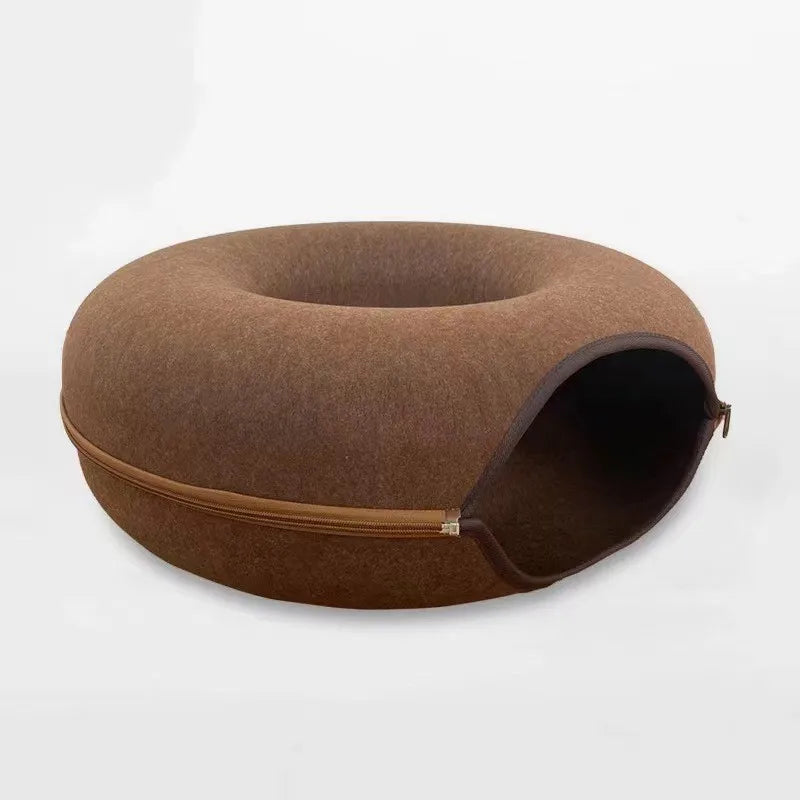 Cozy Tunnel Cat Bed