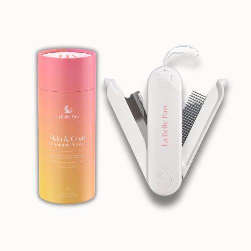 Grooming Powder and Comb Kit